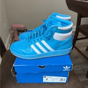 Adidas Sky Blue and White top tens